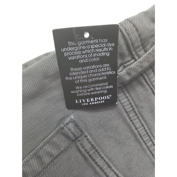 Liverpool Relaxed Straight Fit Mens Jeans 36x30 Gunmetal*Denim* Casual Pants*NWT - Picture 15 of 16